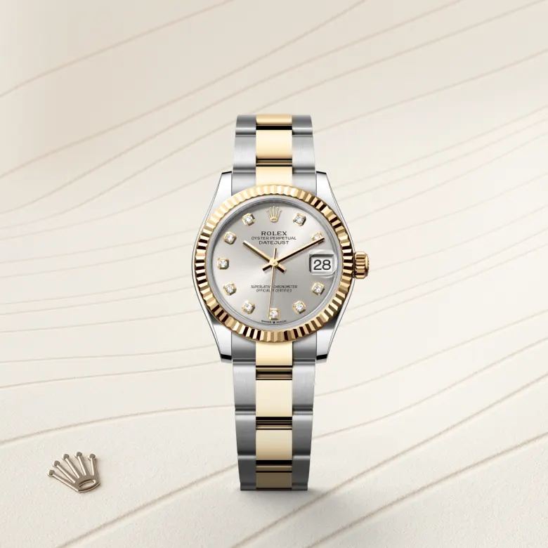 Rolex Datejust in Yellow Rolesor - การผสมผสานระหว่าง Oystersteel และทองคำ, M278273-0019 - NGG Timepieces