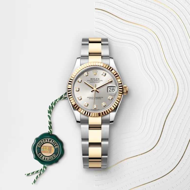 Rolex Datejust in Yellow Rolesor - การผสมผสานระหว่าง Oystersteel และทองคำ, M278273-0019 - NGG Timepieces