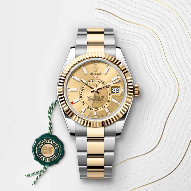 Rolex Sky-Dweller in Yellow Rolesor - combination of Oystersteel and yellow gold, M336933-0001 - NGG Timepieces