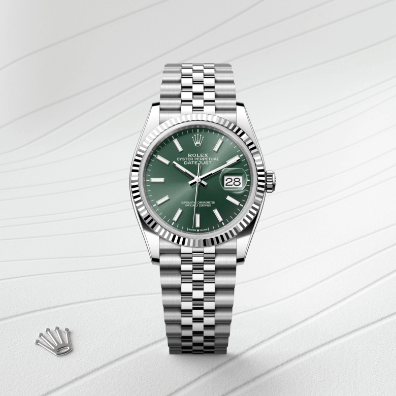 Rolex Datejust in White Rolesor - combination of Oystersteel and white gold, M126234-0051 - NGG Timepieces