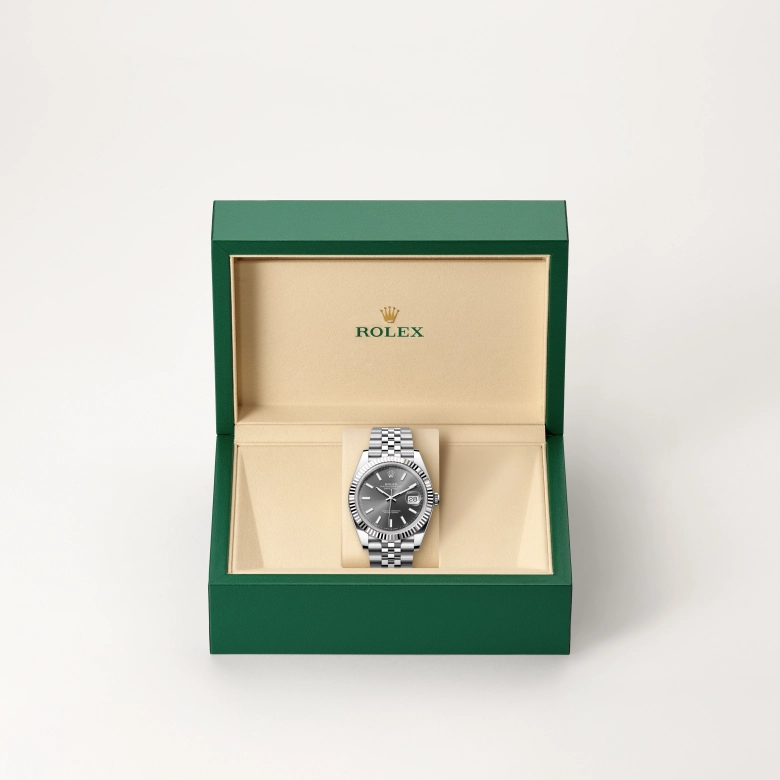 Rolex Datejust in White Rolesor - combination of Oystersteel and white gold, M126334-0014 - NGG Timepieces