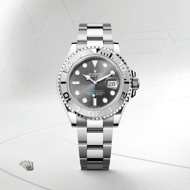 Rolex Yacht-Master in Rolesium - การผสมผสานระหว่าง Oystersteel และแพลทินัม, M126622-0001 - NGG Timepieces