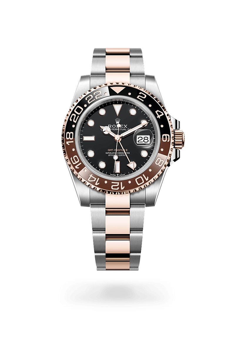Rolex GMT-Master II in Everose Rolesor - การผสมผสานระหว่าง Oystersteel และ Everose gold, M126711CHNR-0002 - NGG Timepieces Rolex GMT-Master II in Everose Rolesor - การผสมผสานระหว่าง Oystersteel และ Everose gold, M126711CHNR-0002 - NGG Timepieces