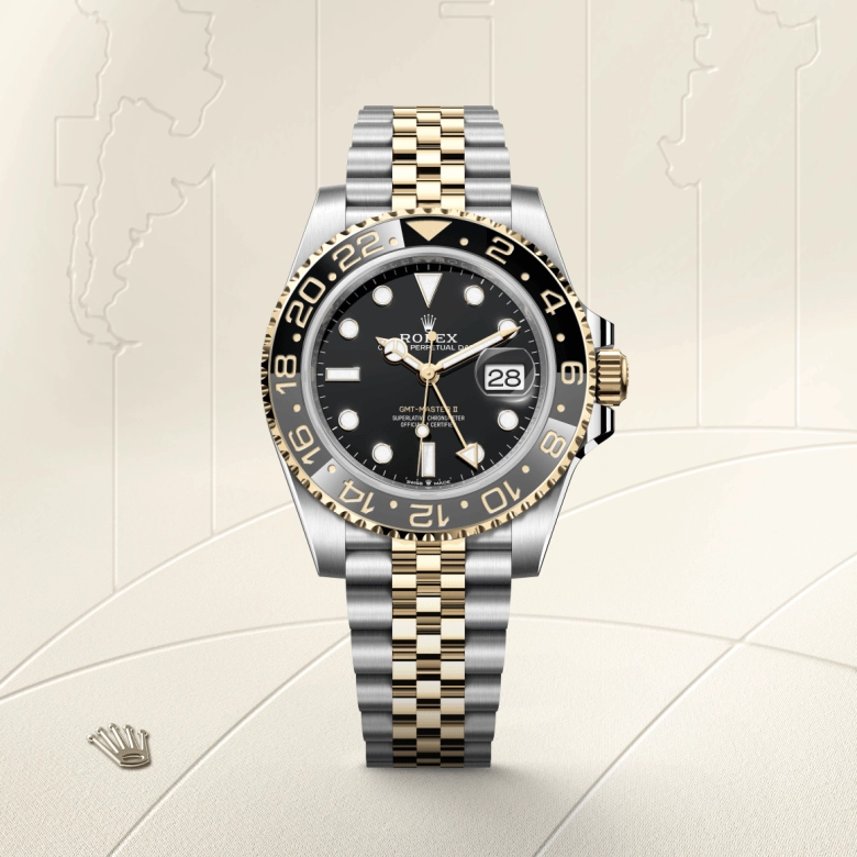 Rolex GMT-Master II in Yellow Rolesor - combination of Oystersteel and yellow gold, M126713GRNR-0001 - NGG Timepieces