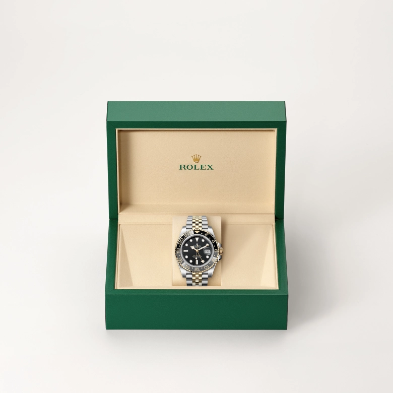 Rolex GMT-Master II in Yellow Rolesor - combination of Oystersteel and yellow gold, M126713GRNR-0001 - NGG Timepieces