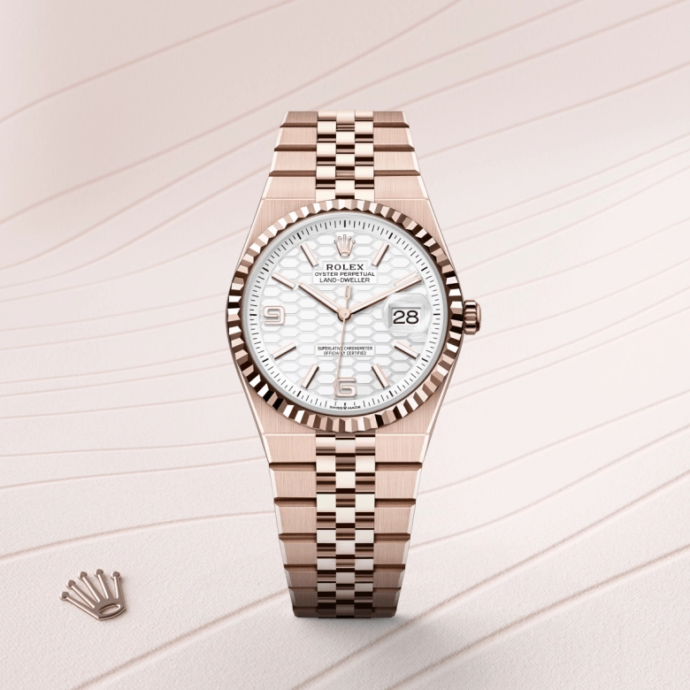 Rolex Land-Dweller in Everose gold 18 กะรัต, M127235-0001 - NGG Timepieces