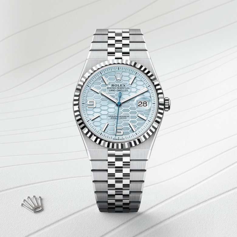 Rolex Land-Dweller in แพลทินัม, M127336-0001 - NGG Timepieces