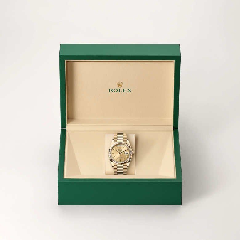 Rolex Day-Date in 18 ct yellow gold, M128238-0045 - NGG Timepieces