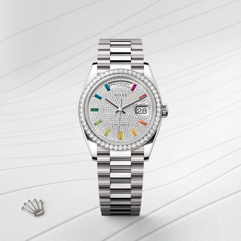 Rolex Day-Date in 18 ct white gold, M128349RBR-0081 - NGG Timepieces