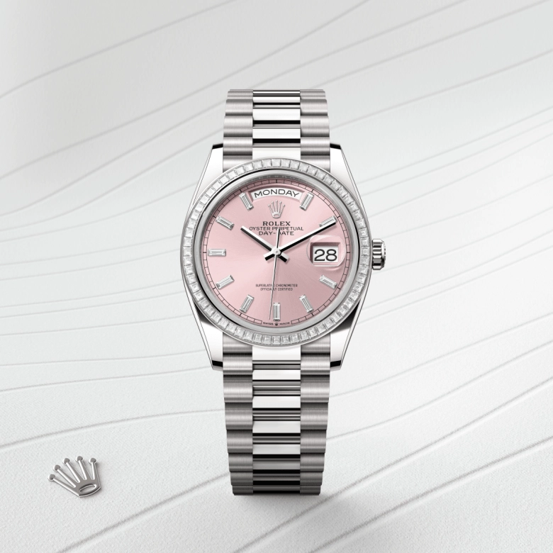 Rolex Day-Date in ทองคำขาว 18 กะรัต, M128399TBR-0029 - NGG Timepieces