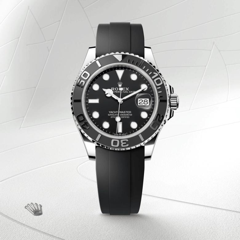 Rolex Yacht-Master in ทองคำขาว 18 กะรัต, M226659-0002 - NGG Timepieces