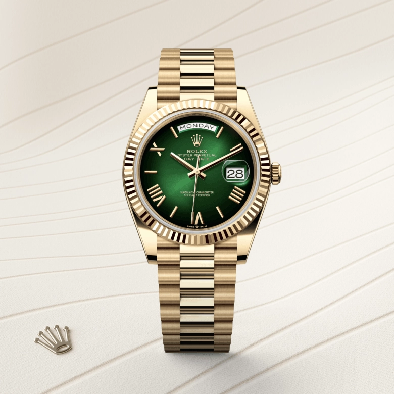 Rolex Day-Date in 18 ct yellow gold, M228238-0069 - NGG Timepieces