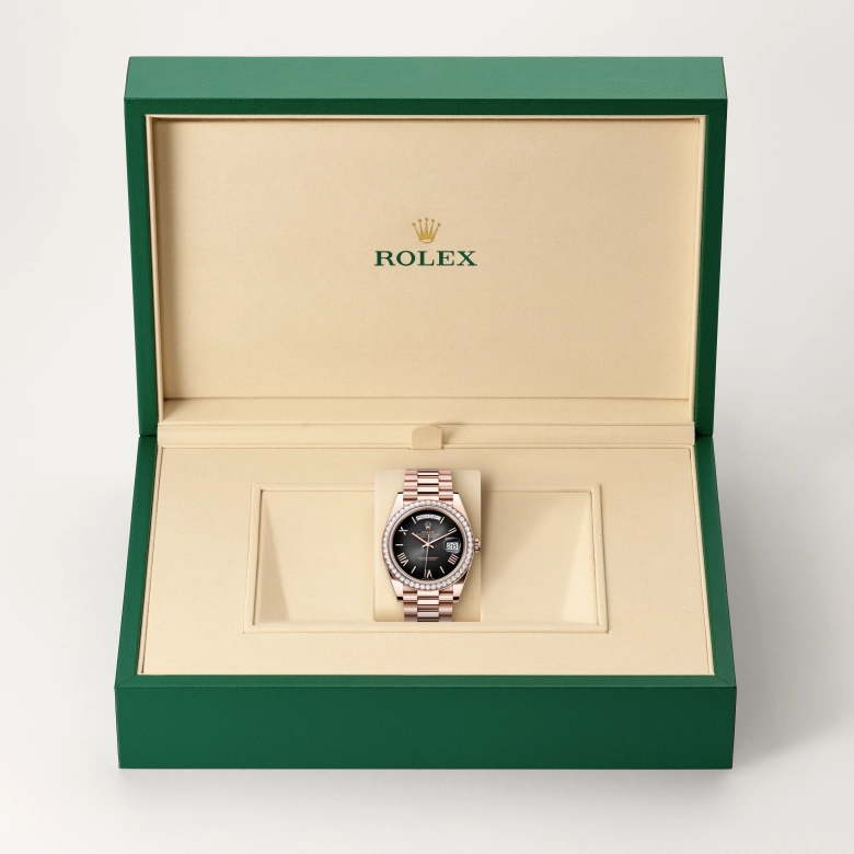 Rolex Day-Date in Everose gold 18 กะรัต, M228345RBR-0025 - NGG Timepieces