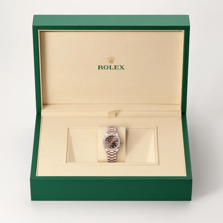 Rolex Lady-Datejust in 18 ct Everose gold, M279135RBR-0001 - NGG Timepieces