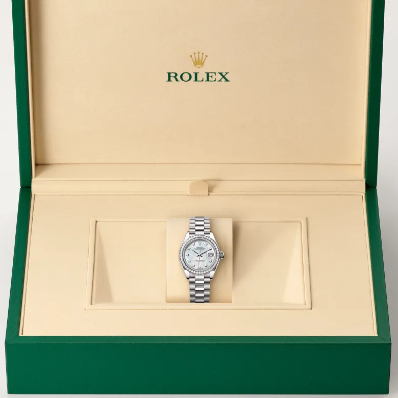 Rolex Lady-Datejust in ทองคำขาว 18 กะรัต, M279139RBR-0008 - NGG Timepieces