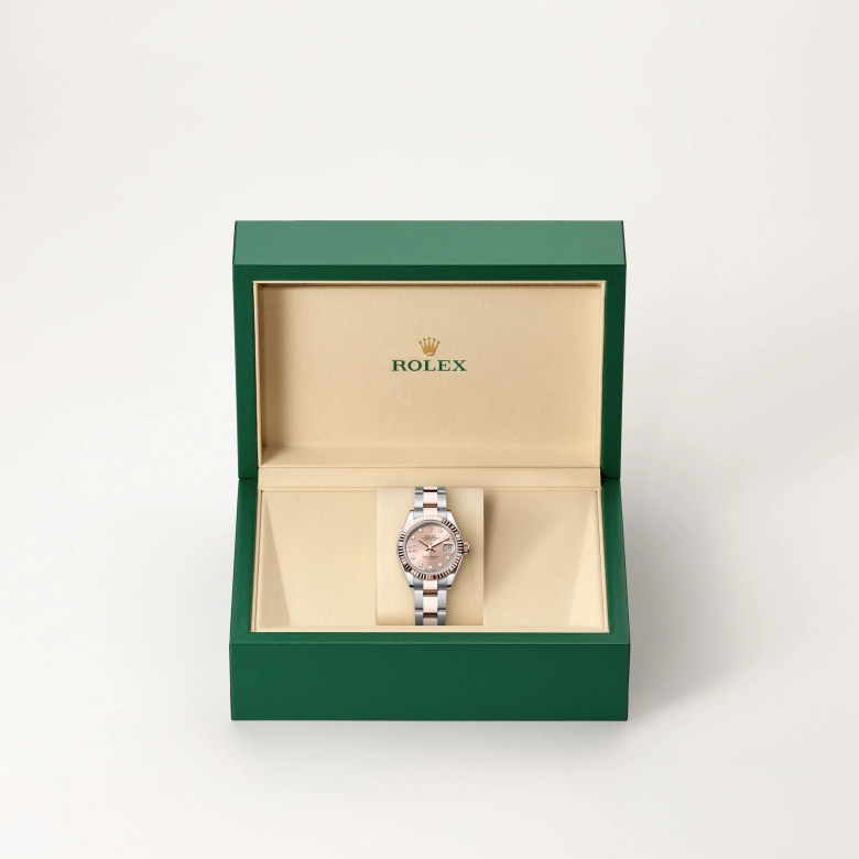 Rolex Lady-Datejust in Everose Rolesor - การผสมผสานระหว่าง Oystersteel และ Everose gold, M279171-0028 - NGG Timepieces
