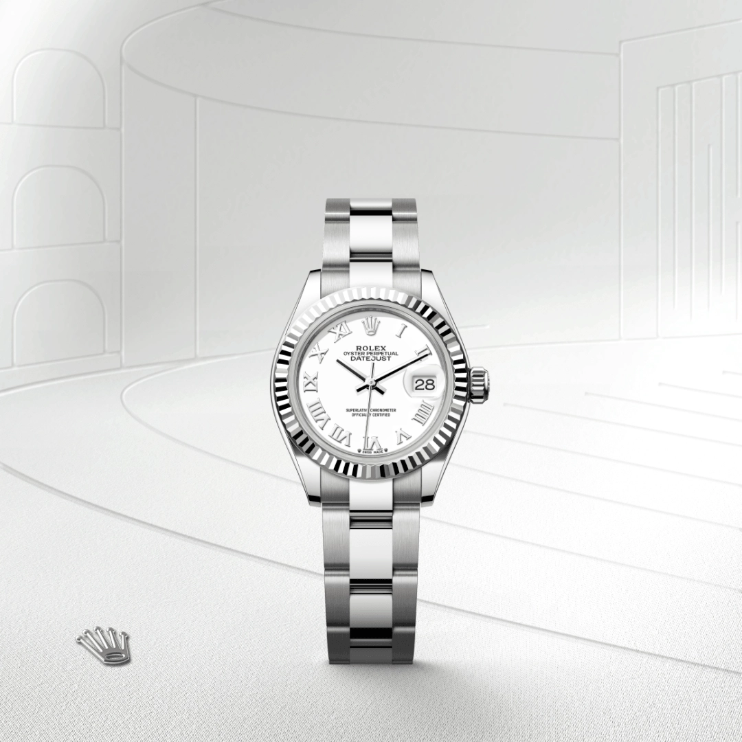 Rolex Lady-Datejust in White Rolesor - combination of Oystersteel and white gold, M279174-0020 - NGG Timepieces