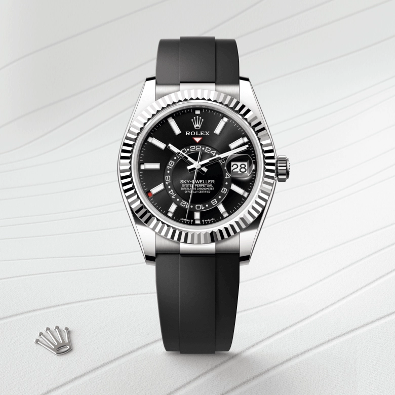 Rolex Sky-Dweller in ทองคำขาว 18 กะรัต, M336239-0002 - NGG Timepieces