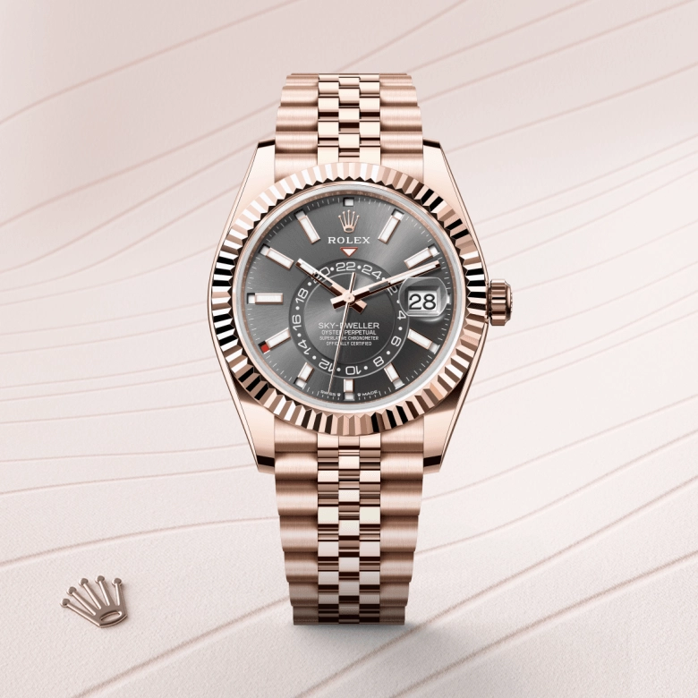 Rolex Sky-Dweller in 18 ct Everose gold, M336935-0008 - NGG Timepieces
