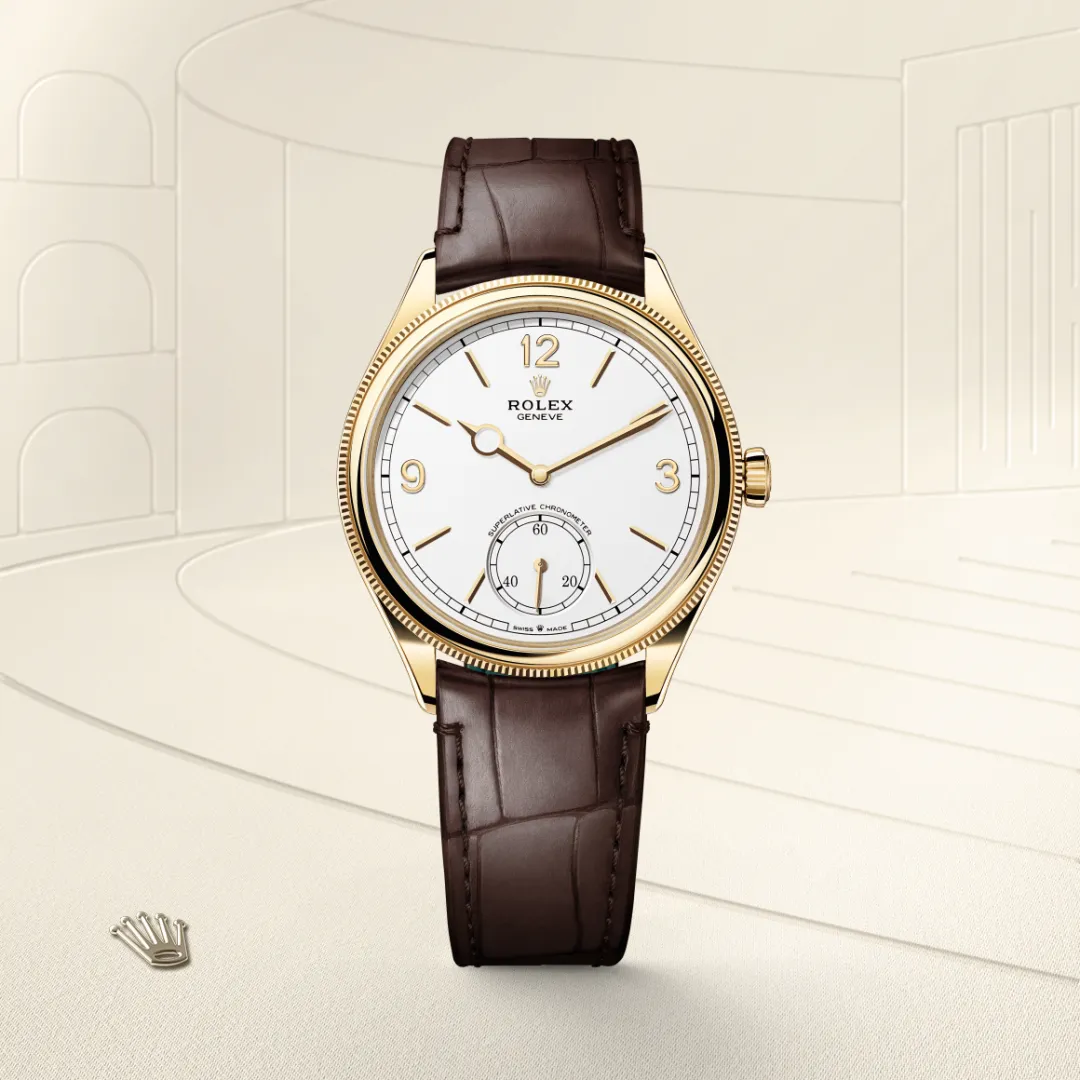 Rolex 1908 in 18 ct yellow gold, M52508-0006 - NGG Timepieces