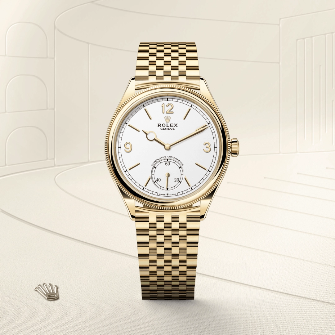 Rolex 1908 in 18 ct yellow gold, M52508-0008 - NGG Timepieces